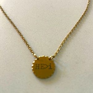 “HE Before I” (He<i) J Bloom Brand Necklace, 14 1/2” to 17 1/2”